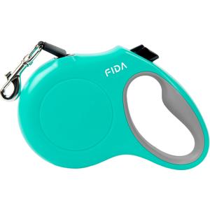 Fida Retractable Dog Leash, 16 ft Dog Walking Leash for Small Dogs up to 26 lbs, 360 Tangle Free, Teel