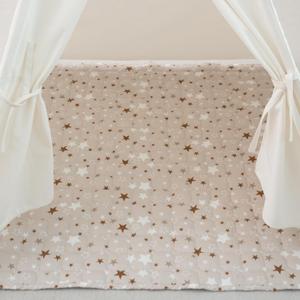 Teepee Tent Mat for Kids-Portable Children Play Tent Indoor Outdoor Padded Mat for Kids Play Tent (47.3"x47.3" Mat)