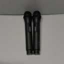 HWWR Karaoke Machine, Portable Bluetooth 5.3 Speaker with 2 Wireless 0 Delay Microphones, PA System with Echo Adjustment, Supports TWS/TF Card/USB/AUX/TV for Home Party, Backyard BBQ Studio Subwoofers (Black)