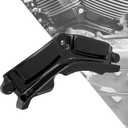Motorcycle Precision Cylinder Base Cover Frame Case Fit for Harley Touring Electra Street Glide 2017-2024 Softail 2018-2024 (Black)