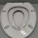 BATH ROYALE Potty Training Seat - Soft Close, Kingsport BR721-00, Elongated White, Adult & Child Combo