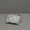 N&Y HOME Fabric Shower Curtain Liner 60 x 72 inches Bath Stall Size, Hotel Quality, Washable, Water Repellent, White Bathroom Curtains with Grommets, 60x72