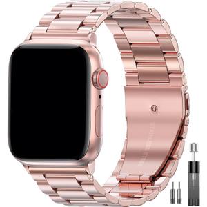 EPULY Metal Band Compatible with Apple Watch Bands for Men 49mm 46mm 45mm 44mm 42mm 41mm 40mm 38mm, Business Stainless Steel Strap for iWatch Bands Series 11 10 9 8 7 6 5 4 3 2 1, SE3 2 1, Ultra3 2 1
