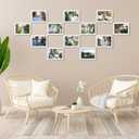Lyeasw 5x7 Picture Frames White 12 Pack, Multi 5 by 7 Photo Frame with HD Glass for Wall Mount or Tabletop Display