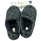 Kids Knit Slippers Size 4/5 Black