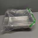 Stainless Steel Cat Litter Box - Large Metal High-Sided Pan for Cats, Pets, Non-Stick, Odor-Free, Easy to Clean, Splash-Proof, Durable (17.7" L x 13.8" W x 6" H)