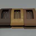 French Flat Hair Clips for Women 6pcs Hair Claw Clips for Thick or Thin Hair Matte Claw Clips for Girls Barrettes Non-Slip Strong Hold Hair Accessories for Women (Brown)