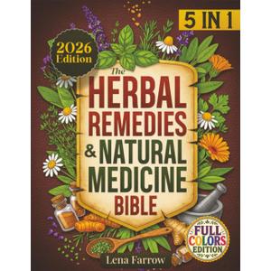 The Herbal Remedies & Natural Medicine Bible: [5 in 1] The Ultimate Collection of Healing Herbs and Plants to Grow and Use for Tinctures, Essential Oils, Infusions, and Antibiotics