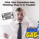6 x Laughing Smith Funny Office Pranks - Employee Warning Notice Prank (50 Sheets) - Gag Gifts for Coworkers - Fun Work Supplies & Stupid Desk Accessories Stuff for Adults Men Women Coworker Gift Items