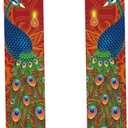 Diwali Porch Banner Diwali Decorations for Home 12x71 Fade Resistant Diwali Porch Banner with Peacock Design, Indian Festival of Lights Decorations for Home Party