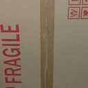 FrameWorks 5"x7" with 4"x6" Mat  Black Deluxe Modern Aluminum Picture Frame with Tempered Glass and Removable Mat