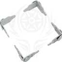 8 PC Utility Trailer Rack Wood Panel Sides Stake Bed Gate Latch Corner Connector Stake Body (4 Corners)