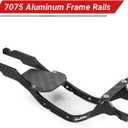 INJORA LCG Aluminum Chassis Kit with POM Rock Sliders for 1/30 Axial SCX30 Bronco, JLU, K10 Upgrade