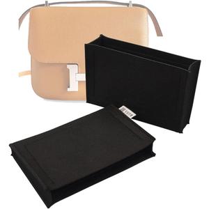 Lckaey Purse Organizer for constance 18 Bag insert Organizerconstance slim insert 2033black-S
