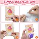 Valentines Day Gifts for Kids, 28 Pack Valentines Butter Slime Toys Valentines Cards Stress Relief Fidget Slime Toy Valentines Exchange Gifts for Kids School Classroom Valentines Party Favors