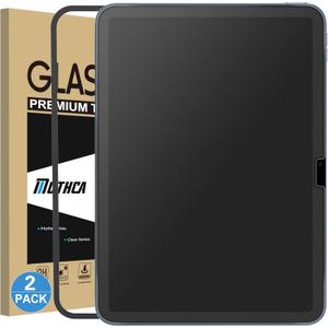 Mothca 2 Pack Matte Glass Screen Protector for iPad 11-inch A16 2025 (11th Generation) / iPad 10th Gen 10.9-inch 2022 Anti-Glare & Anti-Fingerprint Tempered Glass with Alignment Frame, Smooth as Silk
