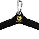 WNOEY LAT Pull Down Bar with Ergonomic Handle, Tricep Bar Back Strength Training Handle, Grips Cable Back Attachments for Home Gym (24Inch)