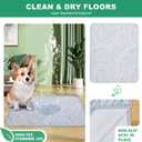 Qeils Pee Pads Reusable Washable Puppy Pads- 2 Pack 30"x34" Heavy Absorbent Protective Pads Leakproof Dog Training Pads, Non-Slip Potty Incontinence Pads for Bed, Floor, Couch, Carpet, Kennel, Crate