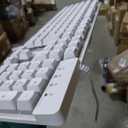 Skytech Gaming Classic K-1000 RGB Gaming Keyboard, 104 Keys USB Wired Keyboard, Customizable Chroma RGB Backlighting, 19 Anti-Ghosting Keys, Multimedia Function Keys, Support Windows 7/10/11 -White