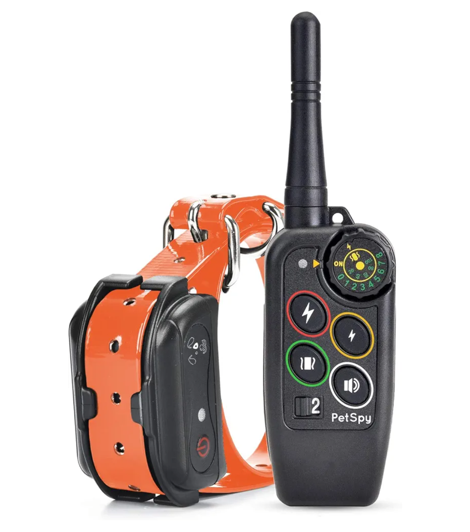 PetSpy M686 Premium Dog Training Shock Collar, 1100 Yards, Medium to Large Dogs, with Vibration, Electric Shock and Beep, Waterproof, Remote Trainer (One Dog)