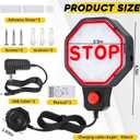 Strdfeve Garage Parking Sensor for Cars Adjustable LED Parking Aid with Red/Yellow/Green Indicator, 6"6 ft Stop Distance