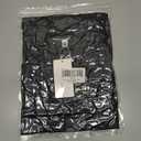 Women's Fashion Long Sleeve Tunic top Casual Loose Diamond V Neck Daily Work Shirts (Black, M)