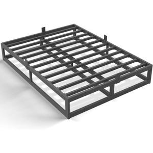 Bilily 10 Inch Full Size Bed Frame with Steel Slat Support, Low Profile Full Metal Platform Bed Frame Support Mattress Foundation,Heavy Duty,No Box Spring Needed,Easy Assembly,Noise Free