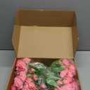 8 Bundles Artificial Peonies Flowers Boho Faux Flowers Arrangements Artificial Centerpiece Spring Bouquet Floral Wedding Decoration for Vase (Hot Pink)