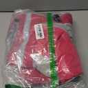 SUNFURA Full Body Dog Coat - Warm Fleece Jacket for Medium Dogs, Turtleneck Winter Coats with Harness, Reflective Dog Snowsuit Windproof Puffer Jackets with Legs for Boston Terrier, Hot Pink 