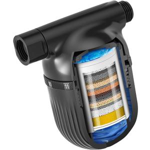 Cobbe Shower Filter | All-METAL Joint | 99% REMOVAL Shower Head Filter for Hard Water, Heavy Metals, Chlorine and Harmful Substance, Improve your skin and hair - Black