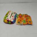 YOGINGO Baby Toys 6 to 12 Months - Tissue Box Toy Montessori for Babies 6-12 Months, Soft Stuffed High Contrast Crinkle Infant Sensory Toys, Boys&Girls Kids Early Learning Gifts (Colorful)