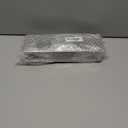 Leinuosen Door Reinforcement Plate for 1-3/4" Thick Doors, Stainless Steel Reinforce and Repair Doors Silver Latch Deadbolt Cover Jamb Plate, 2 Hole, Add Extra Security to Your Home(1 Pack)