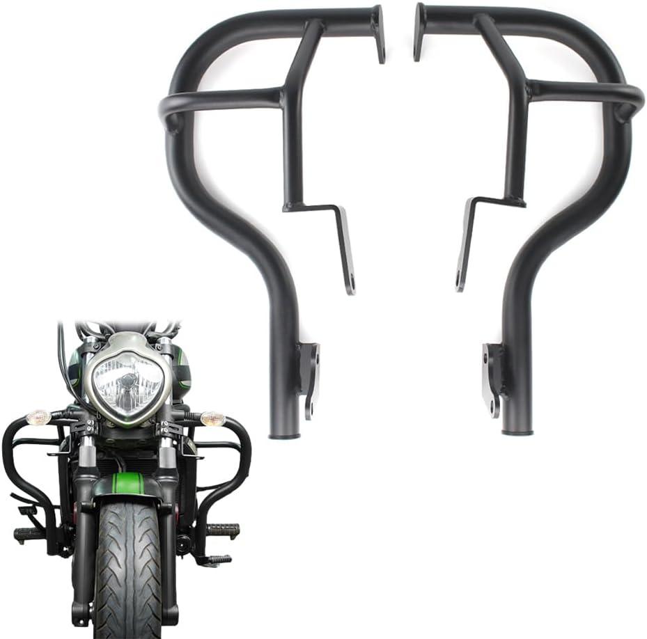 Xitomer Tubular Steel Crash Bars for Vulcan S 650 2015-2024 Enhanced Crash Protection. Durable Black Powder-Coated Finish