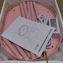 Pink Side Table with Charging Station,Side Tables Living Room,Nightstand with USB Ports and Outlets,Samll End Table for Small Space,Living Room,Bedroom, Nursery,(1PC,Pink)