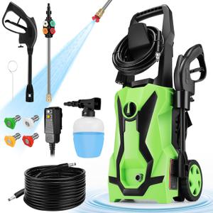 Power Washer Homdox 5500 Pressure Washer 1700W Electric Power Washer High Pressure Cleaner Machine with 4 Nozzles Foam Cannon,Best for Cleaning Homes, Cars, Driveways, Patios
