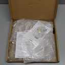 YestBuy 4 Tier Cupcake Stand Acrylic Tower Display with LED Light Premium Holder Dessert Tree Tower for Birthday Candy Bar Dcor Weddings, Parties Events (Yellow Light)