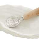 Mud Pie Oyster Bowl For Dips, Includes Oyster Dipping Spoon