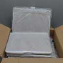 SONGMICS Dresser for Bedroom, Chest of Drawers, Steel, MDF, 4 NonWoven Fabric Drawers, Storage Organizer Unit, Closet, Entryway, Cloud White and Snow White, 11.8"D x 15.6"W x 37.5"H (4 Drawers) ULGS314W01S