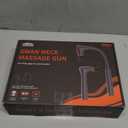 CAREKING WE ALWAYS CARE Convertible Massage Gun Deep Tissue for Back Neck Muscle Pain Relief - Electric Handheld Percussion Shoulder Massager Tool with Detachable Long Handle Portable Case