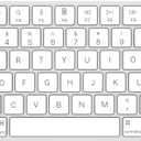 Wireless Keyboard for Mac, Bluetooth/2.4G USB Dual-Channel Connection, Multi Device, Rechargeable Bluetooth Keyboard Compatible with Mac, iPad, iPhone