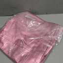 Long Skirts for Women Trendy High Waisted A Line Business Casual Leather Maxi Skirt with Slit Dressy (Pink, XXL)