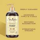 Shea Moisture Strengthen and Restore Shampoo Jamaican Black Castor Oil for Damaged Hair Sulfate-Free 24 Fl oz