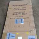 WOODBRIDGE 59 in L x 31.5 in W Zero Threshold Shower Base with Center Drain, Matching Decorative Drain Plate and Tile Flange, Wheel Chair Access, Low Profile, White