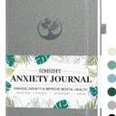Mental Health & Anxiety Journal, 91 Days Mood Tracker Journal for Mindfulness, Self Care & Stress Relief, Guided CBT Journal with Mental Health Coloring Book Pages & Dream Diary to Record, Wellness Gifts for Women Men