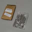 X AUTOHAUX 16pcs Stainless Steel Exhaust Manifold Bolt Stud Hardware for Ford 4.6 5.4 Liter V8 2 Manifolds