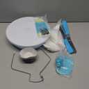 YOQXHY Cake Decorating Kit,Baking Supplies Tools with Cake Turntable,Leveler,24 Numbered Icing Tips,2 Spatulas,3 Scrapers,8 Carved Pens,50 Cupcake Liners,100 Pastry Bags & More, (Blue)