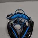 BENGOO G9000 Stereo Gaming Headset for PS4 PC Xbox One PS5 Controller, Noise Cancelling Over Ear Headphones with Mic, LED Light, 7.1 Surround Sound, Soft Memory Earmuffs for Nintendo Xbox Series X|S (Blue)