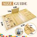 Building Baseplate Table with Storage, Large Activity Building Tray Board for Kids, Adults & Seniors, Multi-Functional Sensory Play Table for Organizing and Displaying Creative Projects
