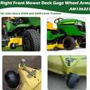 AM136327 Mower Deck Gage Wheel Arm Right Front or Left Rear 3/4 Dia. for John Deere X300, X304, X310, X320, X324, X340, X360, X500, X530, X534, X540, 570, X590, 48In & 54In Mower Decks