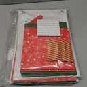 ZICOTO Beautiful Christmas Gift Boxes Set of 15 - Stylish Holiday Present Boxes with Assorted Festive Designs for Easy Christmas Gift Wrapping - Perfect Variety Set for Shirts, Clothing and More